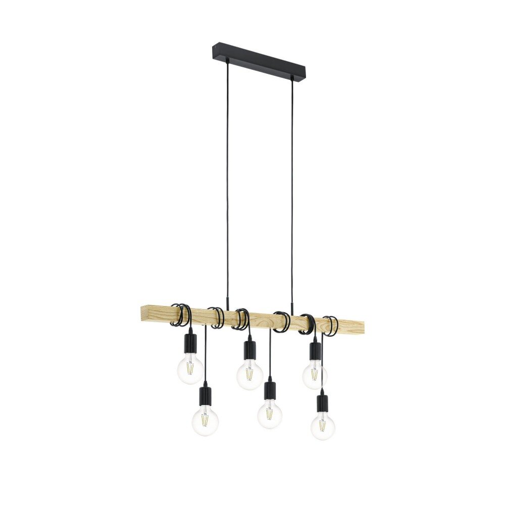 Suspension Eglo TOWNSHEND Noir, 6 lumières main product photo
