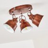 Plafonnier Safari Rouille, 3 lumières