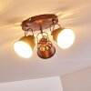 Plafonnier Safari Rouille, 3 lumières