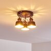 Plafonnier Safari Rouille, 3 lumières