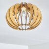 Plafonnier Valkom Bois clair, 1 lumière