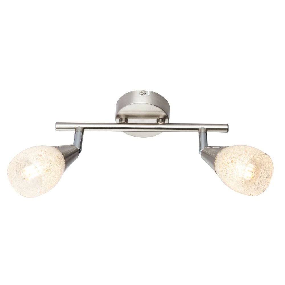 Plafonnier Globo KRISTALL Nickel mat, 2 lumières main product photo
