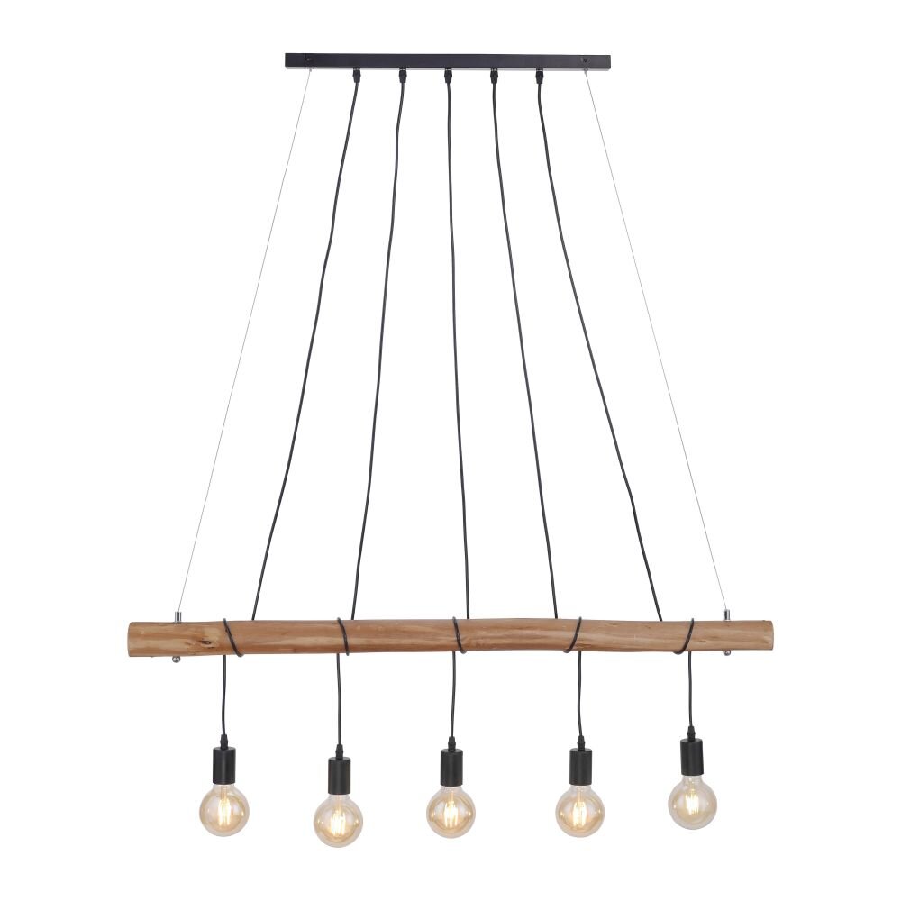 Suspension Leuchten-Direkt DAMIAN Noir, 5 lumières main product photo