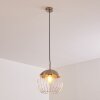 Suspension Agiez Nickel mat, 1 lumière