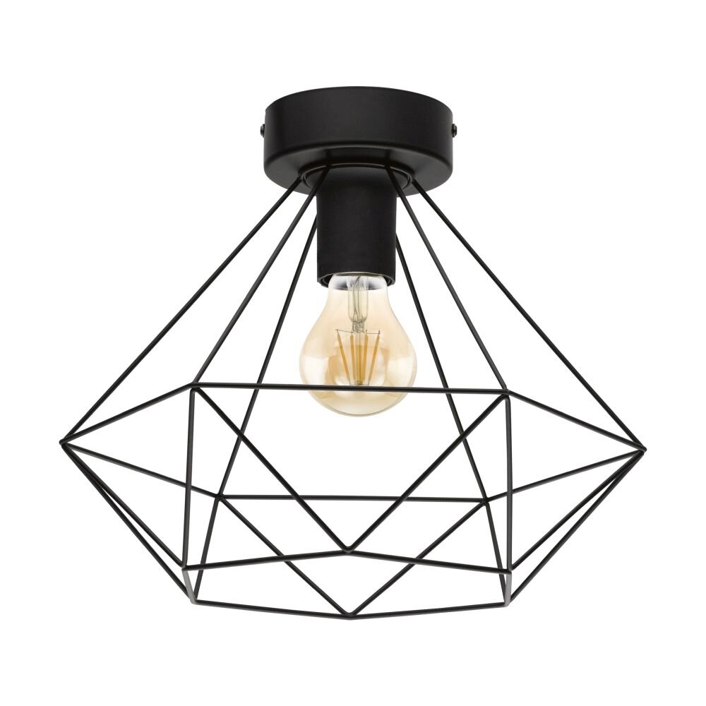 Plafonnier EGLO TARBES Noir, 1 lumière main product photo