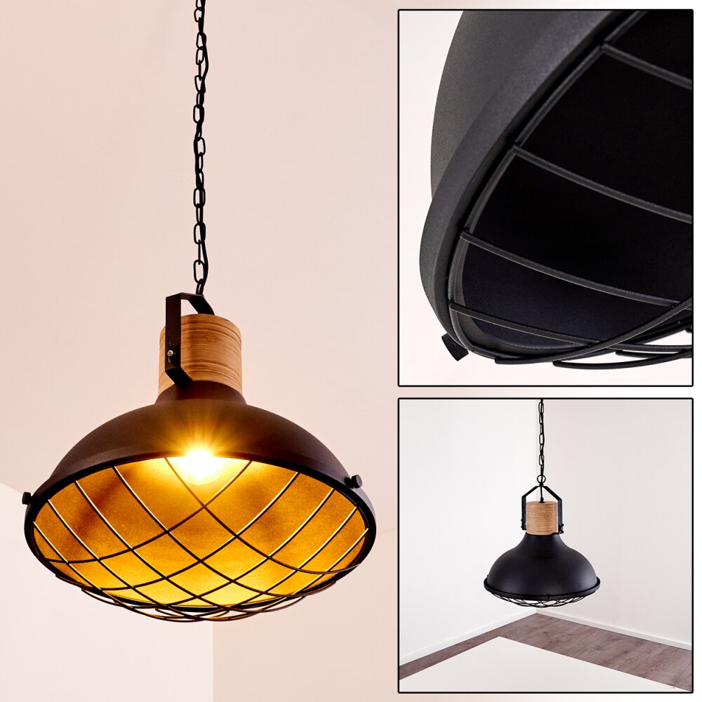 Suspension Onsala Bois foncé, Noir, 1 lumière main product photo