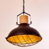 Suspension Onsala Bois foncé, Noir, 1 lumière