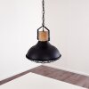 Suspension Onsala Bois foncé, Noir, 1 lumière