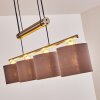 Suspension Glane Nickel mat, 4 lumières