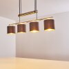Suspension Glane Nickel mat, 4 lumières