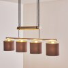 Suspension Glane Nickel mat, 4 lumières
