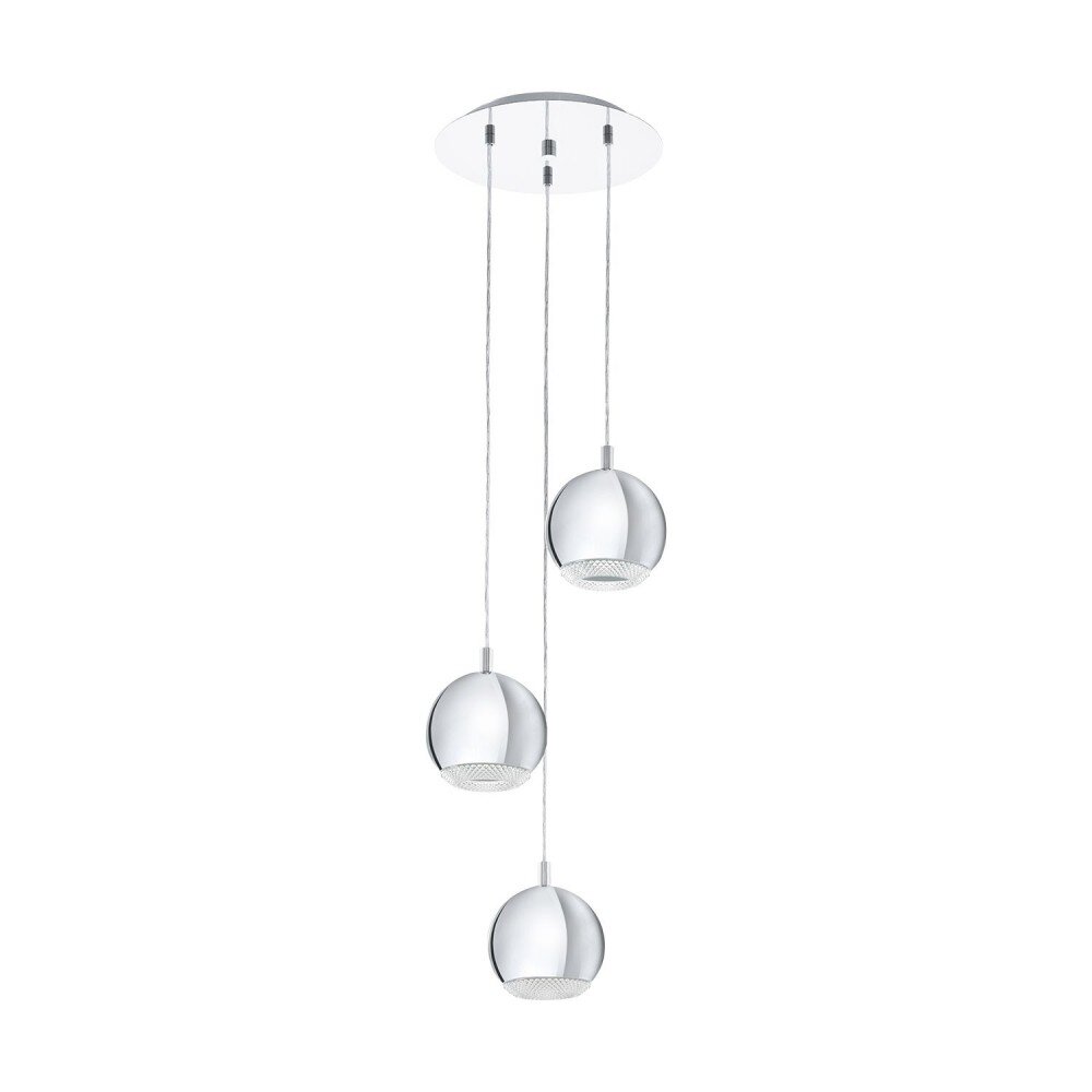 Suspension Eglo CONESSA LED Chrome, 3 lumières main product photo