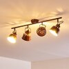 Plafonnier Safari Rouille, 4 lumières