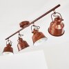 Plafonnier Safari Rouille, 4 lumières