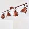 Plafonnier Safari Rouille, 4 lumières