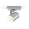 Spot pour plafond et mur, kit d'extension Philips Hue Ambiance White & Color Argenta Argenté, 1 lumière, Changeur de couleurs