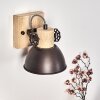 Applique murale Orny Anthracite, 1 lumière