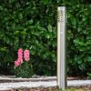 Lampadaire Dakar Acier inoxydable, 1 lumière, Détecteur de mouvement