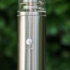 Lampadaire Dakar Acier inoxydable, 1 lumière, Détecteur de mouvement
