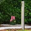 Lampadaire Dakar Acier inoxydable, 1 lumière, Détecteur de mouvement