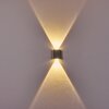 Applique murale d'extérieur Abaiang LED Gris, 1 lumière