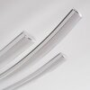 Plafonnier Eglo Roncade LED Chrome, 3 lumières