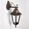 Applique extérieure Hongkong Brun doré, 1 lumière