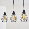 Suspension Baguio Noir, 3 lumières Suspension Baguio Noir, 3 lumières