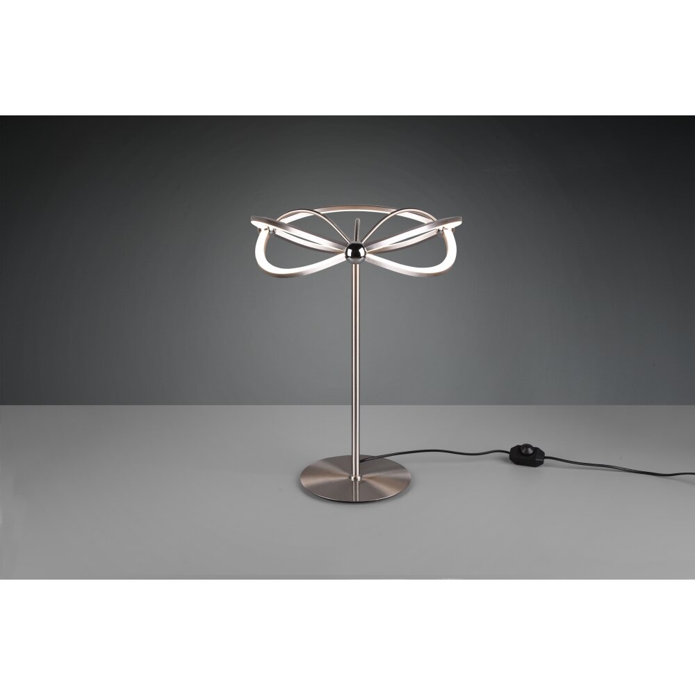 Lampe de table Trio Charivari LED Nickel mat, 1 lumière main product photo