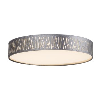 Plafonnier Globo TAROK LED Nickel mat, 1 lumière