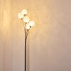 Lampadaire Bernado Nickel mat, 5 lumières