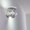 Applique murale d'extérieur Foroyar LED Blanc, 2 lumières, Détecteur de mouvement