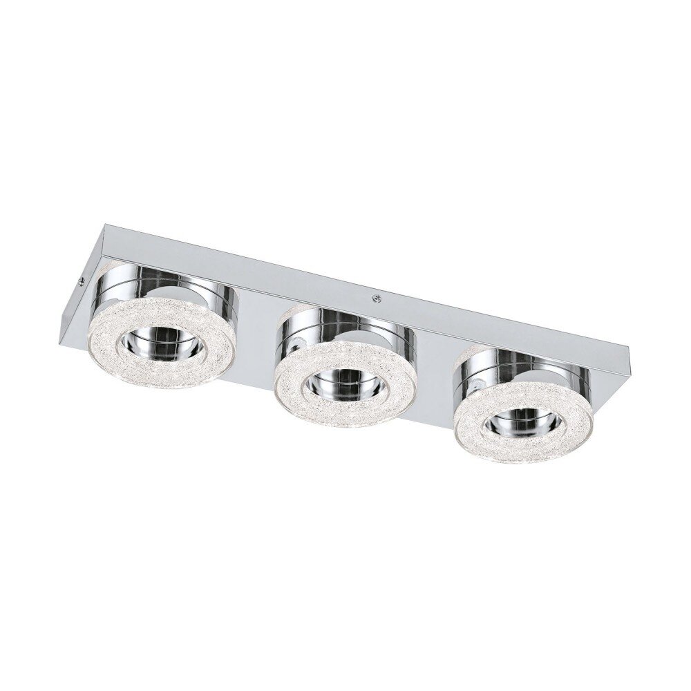 Plafonnier Eglo FRADELO LED Chrome, Aspect cristal, 3 lumières main product photo