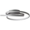 Plafonnier Brilliant Labyrinth LED Gris, 1 lumière