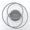 Plafonnier Brilliant Labyrinth LED Gris, 1 lumière