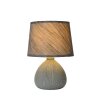 Lampe de table Lucide RAMZI Gris, 1 lumière