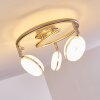 Plafonnier Donot LED Nickel mat, 3 lumières