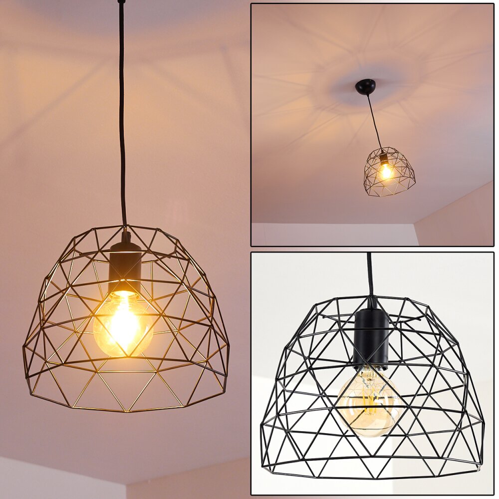 Suspension Hajom Noir, 1 lumière main product photo