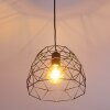 Suspension Hajom Noir, 1 lumière