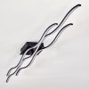 Plafonnier Flow LED Noir, 3 lumières