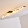 Plafonnier Flow LED Noir, 3 lumières