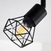 Plafonnier Baripada Noir, 3 lumières