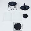 Applique murale d'extérieur Chamesol Noir, 1 lumière