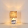 Lampe à poser Seon LOVE Blanc, 1 lumière