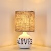 Lampe à poser Seon LOVE Blanc, 1 lumière