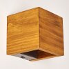 Applique murale Adak LED Bois foncé, 1 lumière