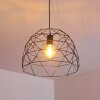 Suspension Hajom Noir, 1 lumière