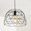 Suspension Hajom Noir, 1 lumière