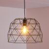 Suspension Hajom Noir, 1 lumière