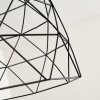 Suspension Hajom Noir, 1 lumière